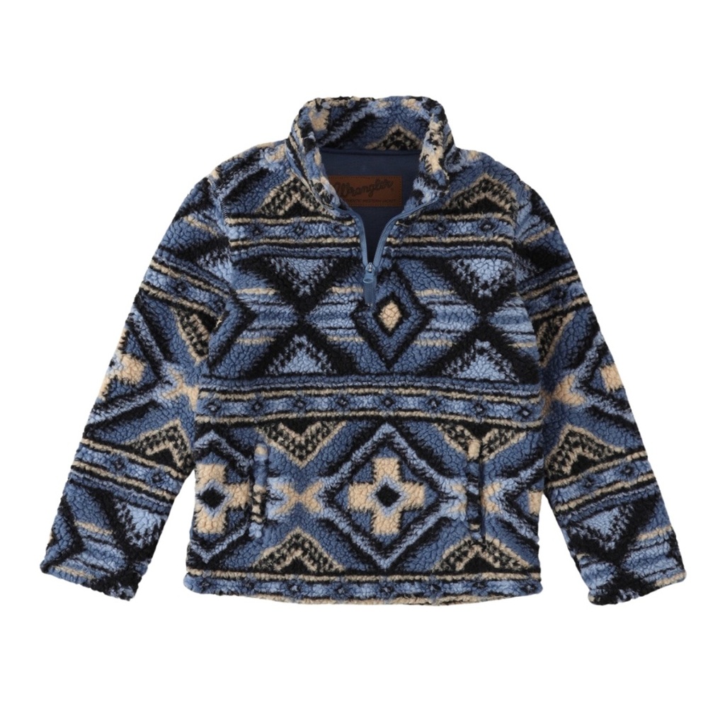 Wrangler Kids Sherpa Zip Pullover